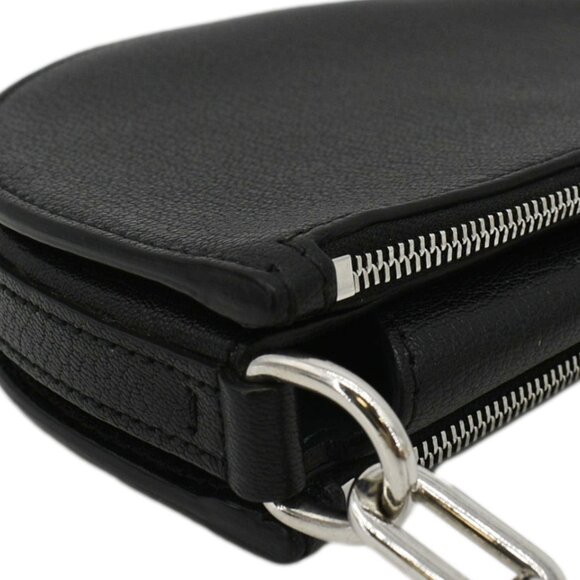 BURBERRY  Pecan Small Leather Shoulder Bag Black - Picture 5 of 13